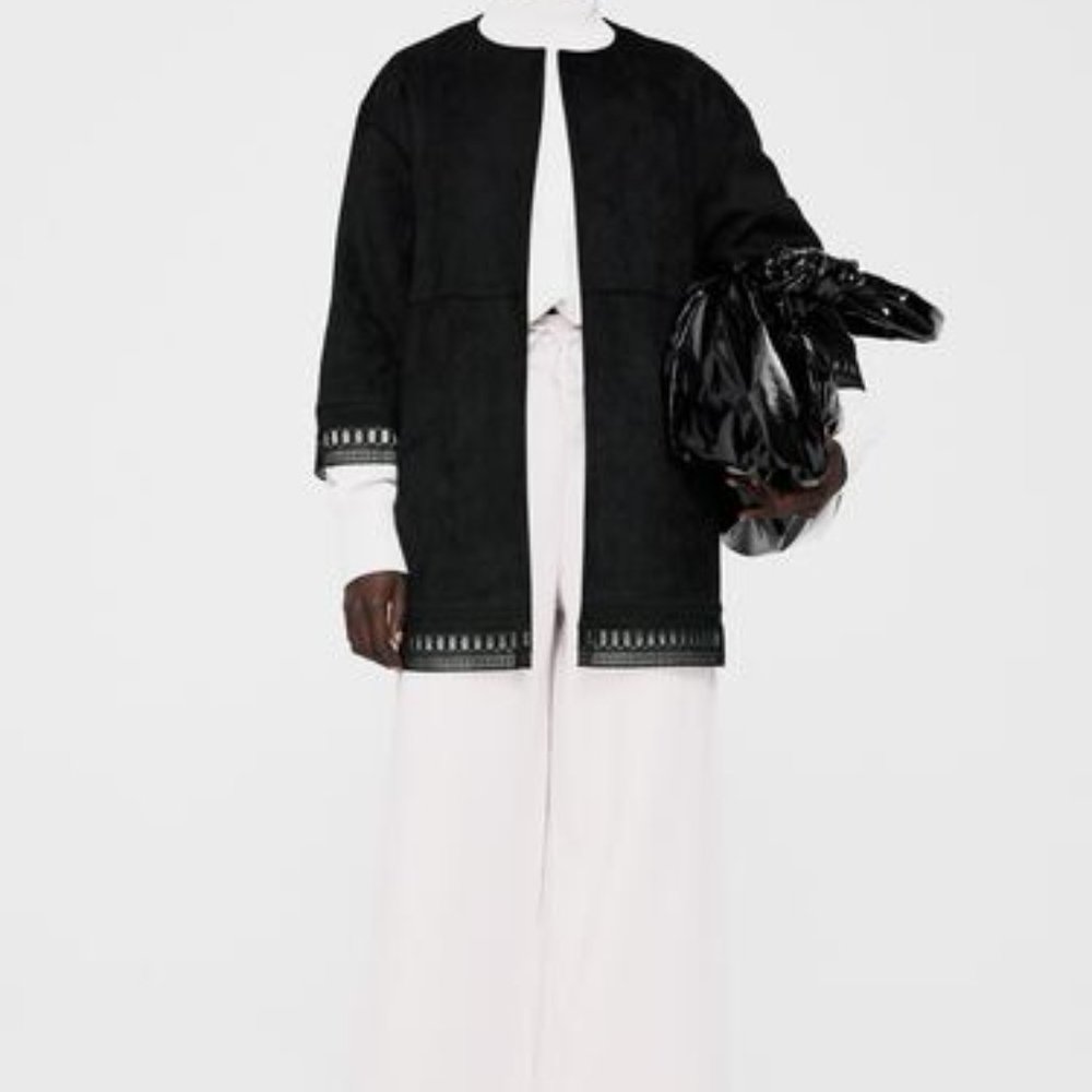 NWT! Zara Women’s Black Faux Suede Jacket Size XS